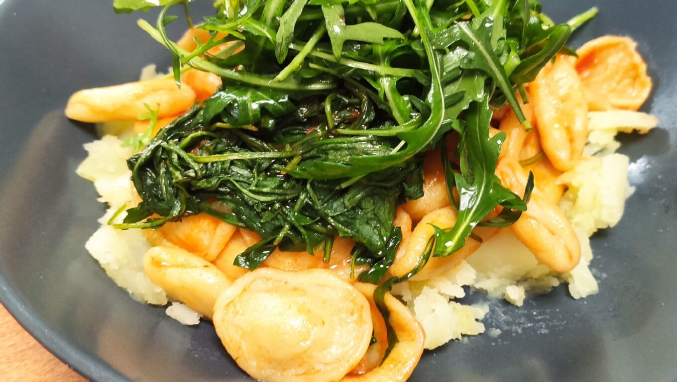 ricetta Orecchiette rucola e patate